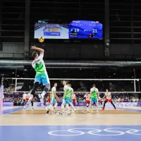Slovenski odbojkarji premierni olimpijski nastop končali v četrtfinalu (FOTO)