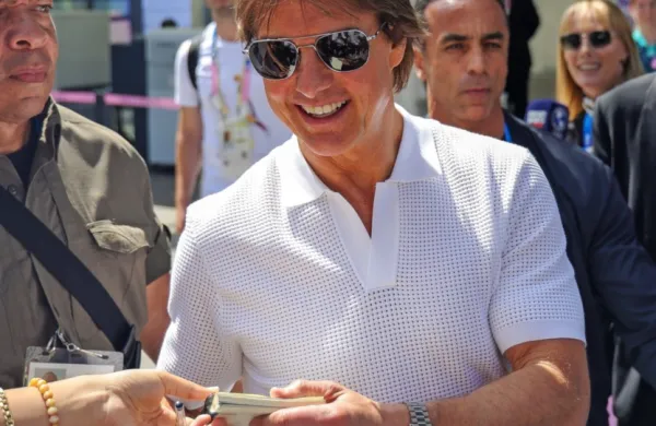 Tom Cruise na zaključni slovesnosti olimpijskih iger