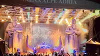 Amon Amarth so v Lignanu postregli z vikinškim spektaklom.