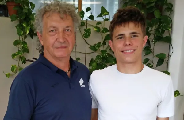 Nad kariero Benjamina Lakošeljaca bdi trener Jože Zadnik.