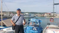Marino Sinkovič  pred  svojo  Aleksandro