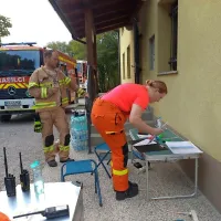 Kozina: Zagorelo na strmem in neprehodnem terenu (FOTO)
