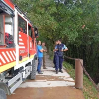 Kozina: Zagorelo na strmem in neprehodnem terenu (FOTO)