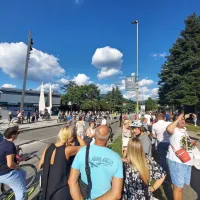 Odkrili doprsni kip Edvarda Rusjana in odprli novo komunikacijsko pisarno GO! 2025 (FOTO)