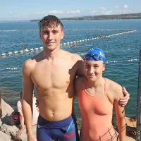Najhitrejša: Zala Jagodnik in Arne Furlan Štular