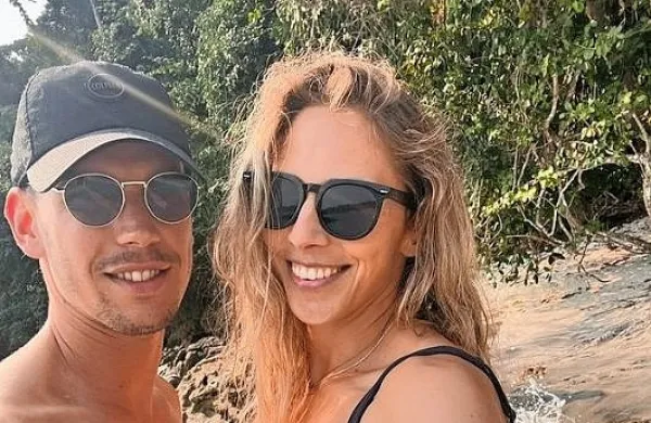 Ana Bucik in mož Kris uživata na drugi strani oceana, v Braziliji.