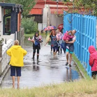 Rekordne količine padavin v slovenski Istri: najbolj kritično v &Scaron;alari (FOTO)