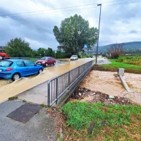 Rekordne količine padavin v slovenski Istri: najbolj kritično v &Scaron;alari (FOTO)