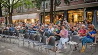 Knjigarna Maks in Delpinova ulica sta bili osrednji prizorišči letošnjega festivala Mesto knjige, ki ga je že devetič gostila Nova Gorica.