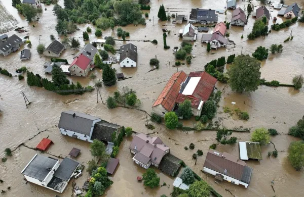 Južna Poljska danes dopoldne