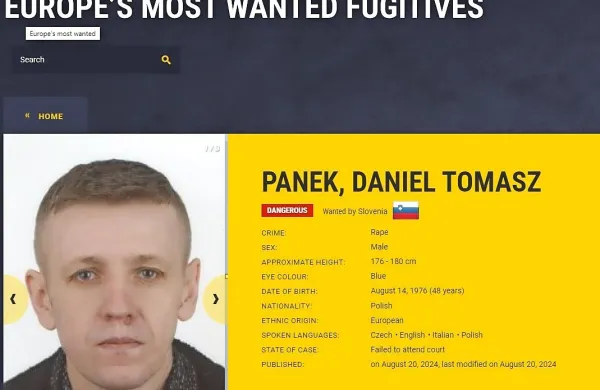 Poljaka  Daniela  Tomazsa  Paneka  iščejo  zaradi  posilstva.  Po  
neuradnih  podatkih  naj  bi  se to  pred leti  zgodilo v  enem  od 
portoroških  hotelov. 