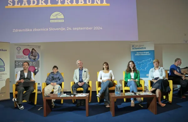 Danes je bila v prostorih Zdravniške zbornice Slovenije v Ljubljani 
Sladka tribuna. 