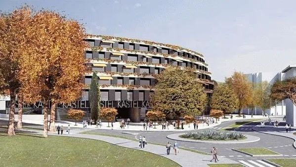 Načrti za trgovsko-poslovni objekt na Kaštelu so stari že dobrih 
deset let. 