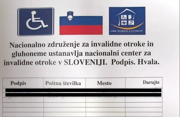 Zbirajo prispevke za svoj žep