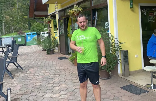 Matic Kokošar je v imenu zaprtih gostiln pretekel vso Baško grapo. 