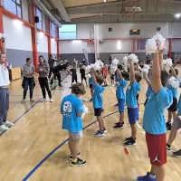 Šport je združil učenje s Škofij in iz Milj. 