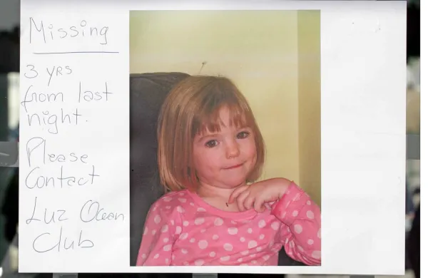 Maddie McCann je pogrešana od leta 2007