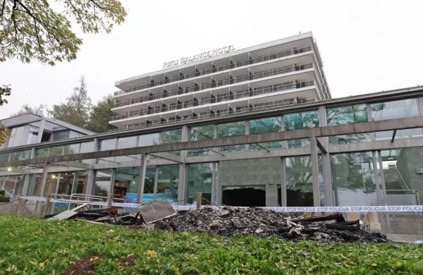 Danes ponoči okoli 1.30 je zagorelo v Rikli Balance Hotelu. 