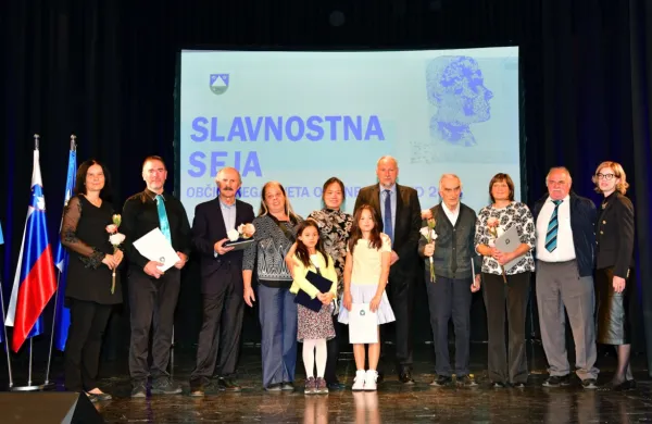 Letošnji prejemniki priznanj Občine Kobarid.