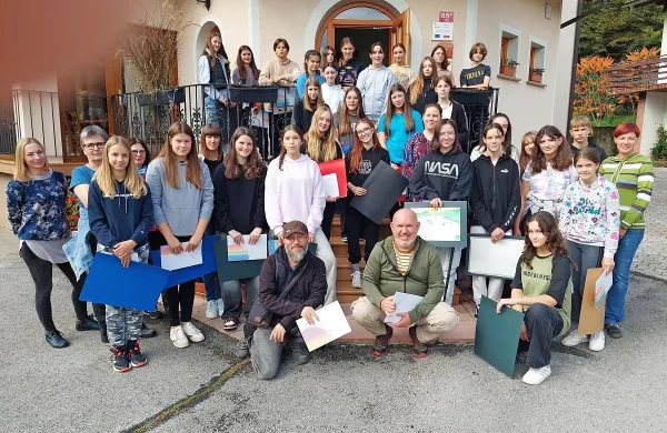 Ex tempore Snežnik 2024: risali in slikali Prem in Brkine