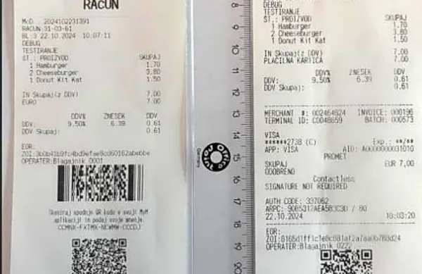 McDonaldsova računa.