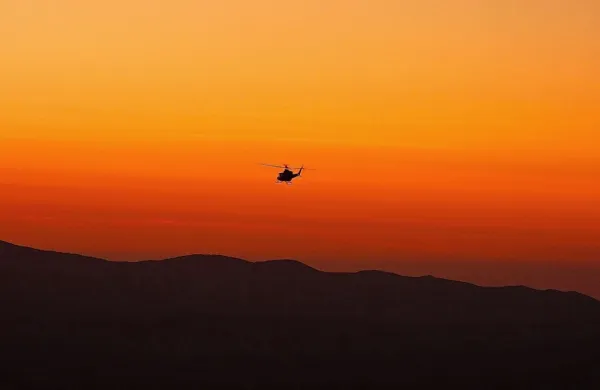 Po ugrizu kače s helikopterjem v bolni&scaron;nico