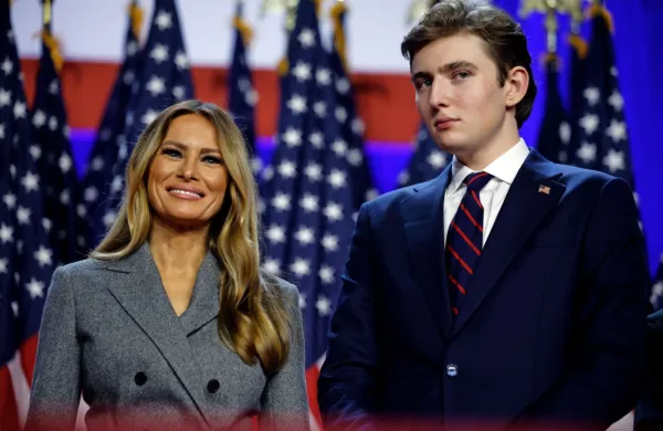 Melania Trump s sinom Barronom