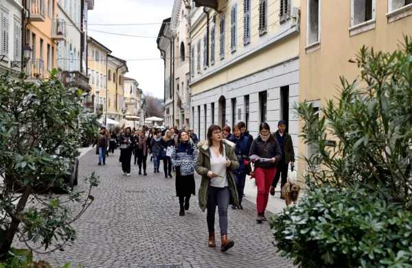 Sprehod “Čez-mejno drzne” so priredili lansko leto ob dnevu 
žensk.