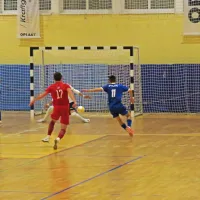 Tako je svoj drugi gol za Kobaridce dosegel David Lah (17).