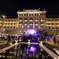 Praznične luči so v Istri najprej zažarele v piranski občini (FOTO)