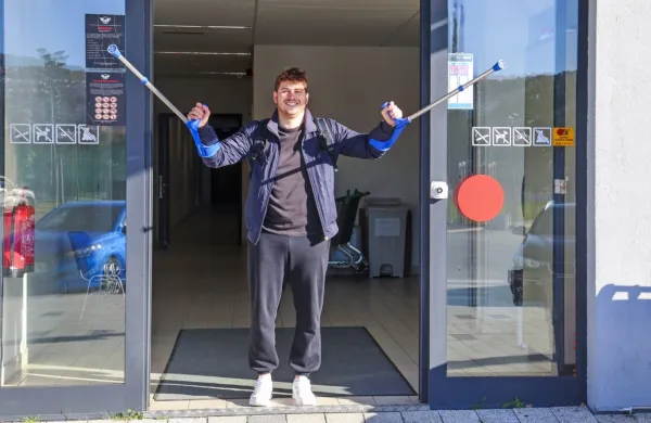 Tudi Toni Vodišek iz dneva v dan napreduje “v vsakem pogledu” ... 