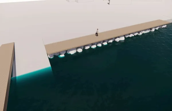   V sklopu naložbe bodo dogradili dotrajano obalno infrastrukturo ter zgradili večje klančine za spust jadrnic. 