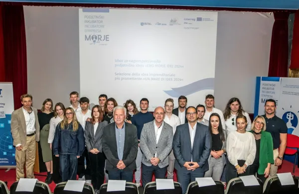 Nocoj so v izolskem Art kinu Odeon razglasili zmagovalce natečaja 
Eno morje idej 2024, ki ga je Občina Izola v sodelovanju z Javnim 
zavodom za spodbujanje podjetništva in razvojne projekte Občine 
Izola - JZP Izola organizirala prvič. 