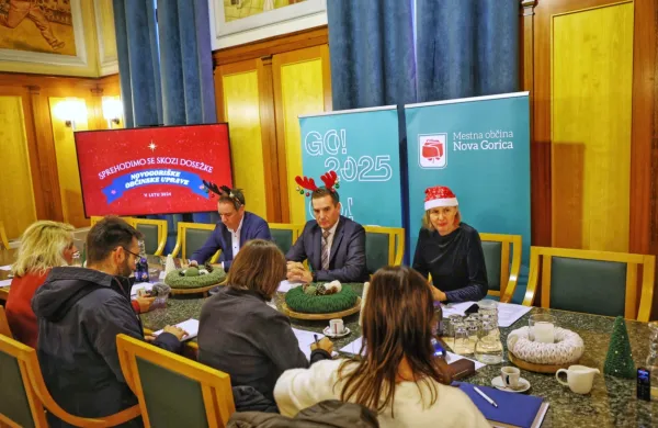 Novinarska konferenca novogoriške občine ob zaključku leta 