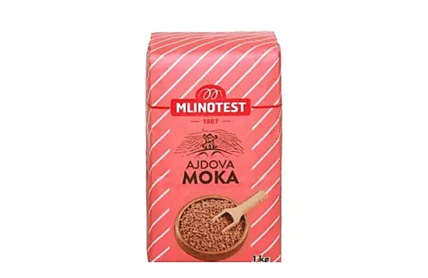 Odpoklic ajdove moke komercialnih oznak Mlinotest, Happy Harvest in Belbake