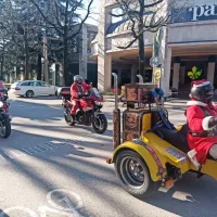 Božički na motorjih prihrumeli na ulice Nove Gorice (FOTO)
