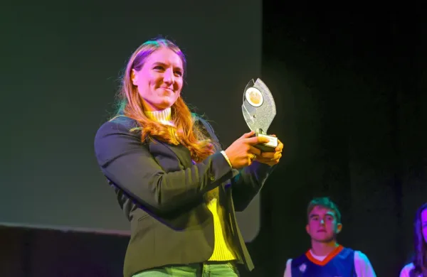 Andreja Leški je še drugo leto zapored prejela priznanje za 
najboljšo športnico Primorske. 