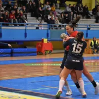 Visoka Nina Kovšca se  z gostjami uspešno prerivala v obrambi in 
napadu.