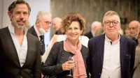 Breda Pahor, ki  je deset let predsedovala upravnemu odboru SSG, je zdaj navdušena 
gledalka.