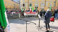 Nedavna manifestcija ANPI-VZPI proti sprejemu Decime mas na občini 
