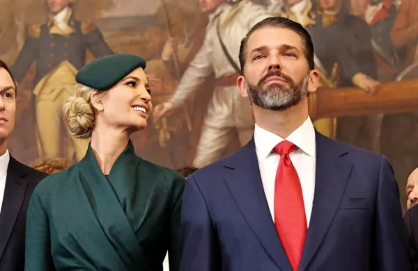 Donald mlajši in Ivanka Trump.