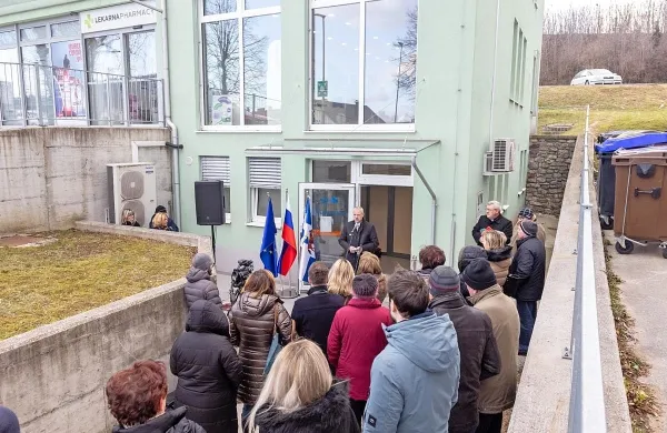 Otvoritev fizioterapije v Pivki.