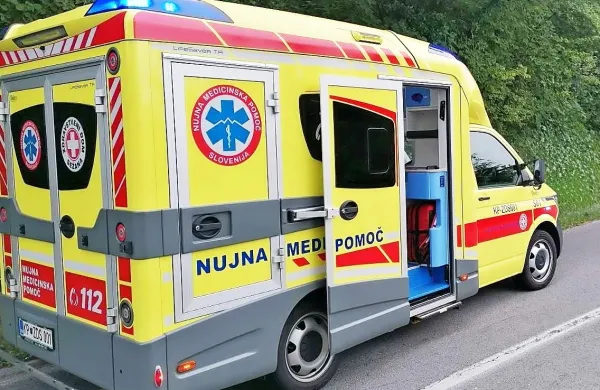 Kraševec  je  na  reševalnem  vozilu z  razbijanjem  povzročil  za 1500  
evrov  škode  (fotografija  je  simbolična). 
