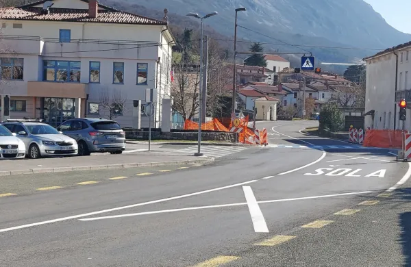 V Podnanosu že tečejo priprave  na  preusmeritev prometa ob 
obnovi hitre ceste.

