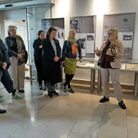 O beograjskem delu razstave je govorila direktorica tamkajšnje 
knjižnice Jasminka Ninkov. 