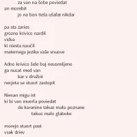 Ko verzi postanejo revolucija, uteha