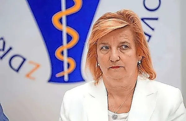 Predsednica zdravniške zbornice Bojana Beović
