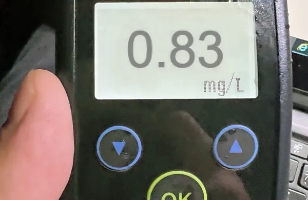 Voznik v Volčah na Tolminskem je v torek napihal 0,83 miligrama 
alkohola.