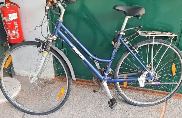 Kolo, ki so ga našli na sotočju potoka Ljubevščica in reke Idrijce. 