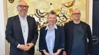 Direktor bolnišnice Dimitrij Klančič, predsednica sveta zavoda 
Alenka Kolar in strokovni direktor Erik Sedevčič.